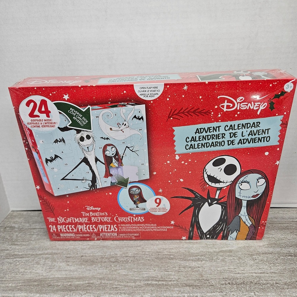 Disney Tim Burton‎ The Nightmare Before Christmas 24 Day Advent Calendar Figures
